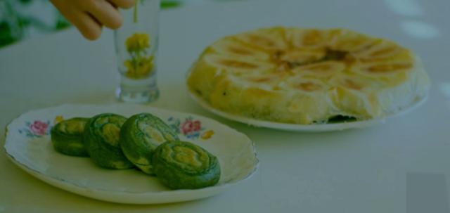 「烘焙教程」加拿大野菜中式吃法，配上烧饼和菊花茶美极了